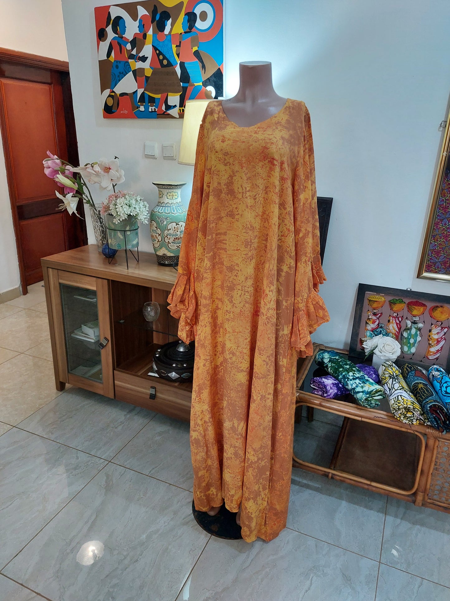 Tuniques fluides en tie and dye