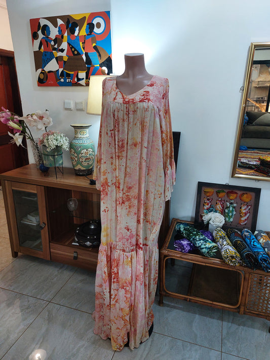 Tuniques fluides en tie and dye