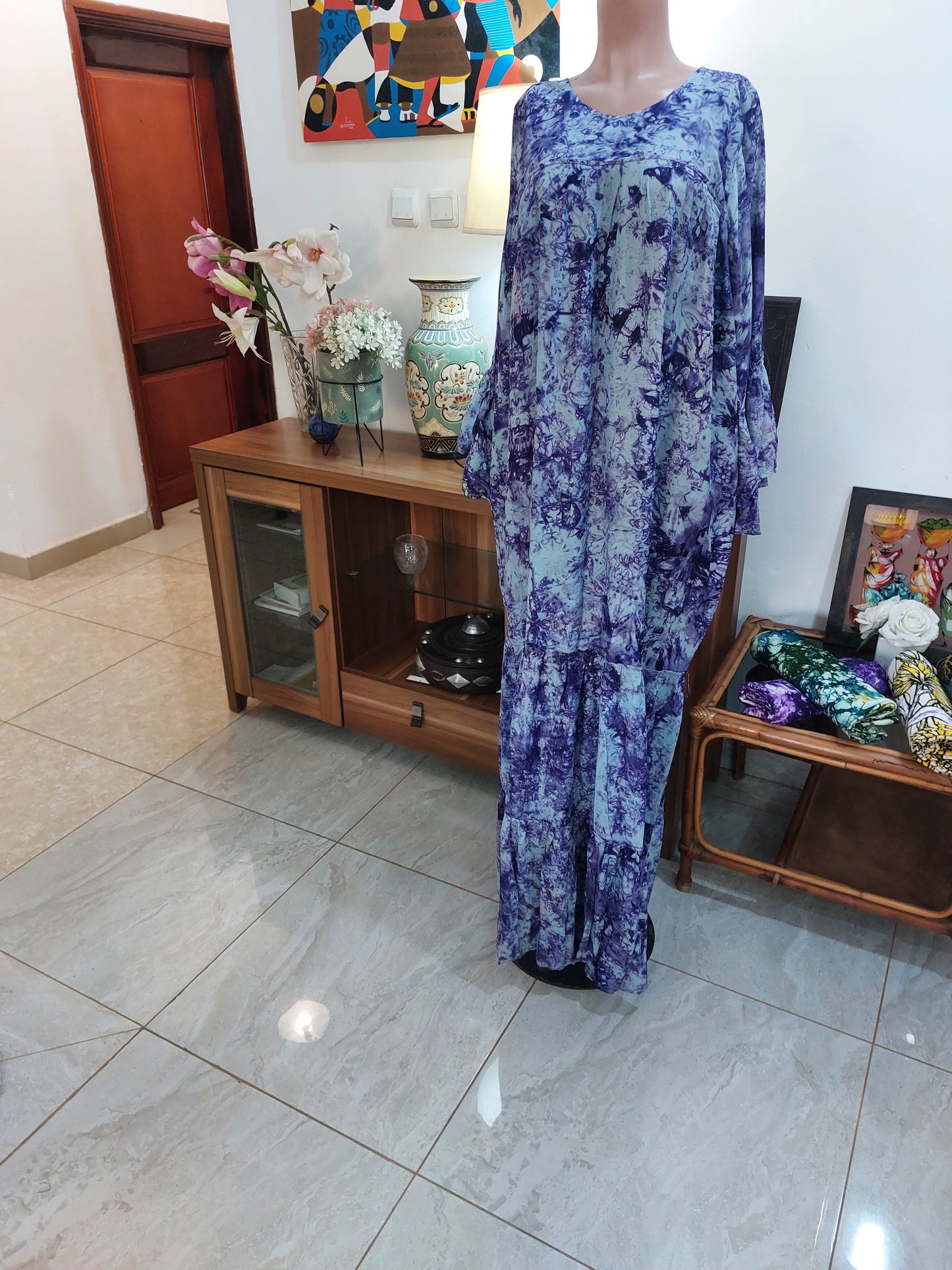 Tuniques fluides en tie and dye